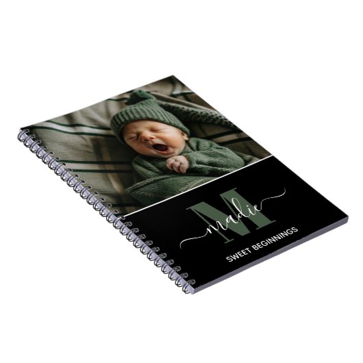 Foto-Monogramm Notizblock (Rechte Seite)