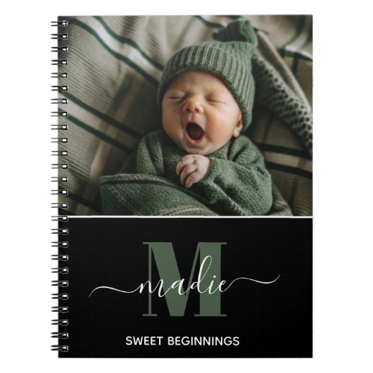 Foto-Monogramm Notizblock (Vorderseite)