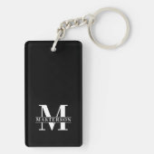 Foto Monogramm Schlüsselanhänger (Rückseite)