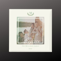 Foto-Monogramm Weihnachtsgeschenk Chic Magnet