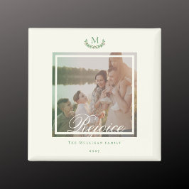 Foto-Monogramm Weihnachtsgeschenk Chic Magnet