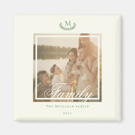 Foto-Monogramm Weihnachtsgeschenk Chic Magnet