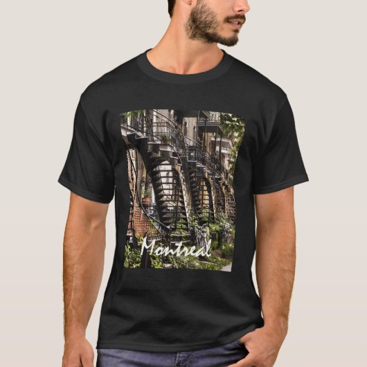 Foto Montreal Quebec Canada Treairs T-Shirt (Vorderseite)