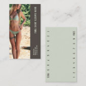 Foto Moss Bikini Barista Doppelzahl Kaffee Treuekarte (Vorne/Hinten)