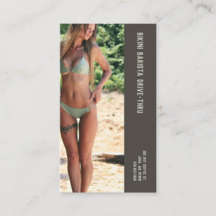 Foto Moss Bikini Barista Doppelzahl Kaffee Treuekarte