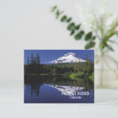 Foto Mount Hood Vulkan Oregon Postkarte (Stehend Vorderseite)
