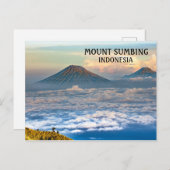 Foto Mount Sumbing Vulkan Indonesien Postkarte (Vorne/Hinten)