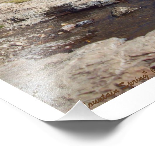 Foto "Mountain Spring" drucken (Ecke)