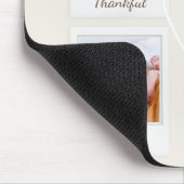 Foto Mousepad im Polaroidstil - Danke und gesegnet (Ecke)