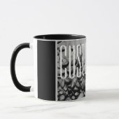 FOTO MUSCHEL STONE (SCHWARZ UND WEISS) TASSE (Links)