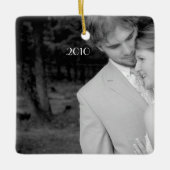 Foto Musical Black Birds Vintag Chandelier Keramikornament (Vorderseite)