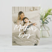 Foto Mütter Tag Liebe Sie Mama Karte (Stehend Vorderseite)