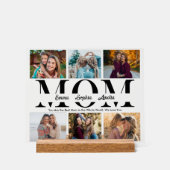 Foto Mütter Tagesgeschenk für Mama Acrylschild (Vorderseite)