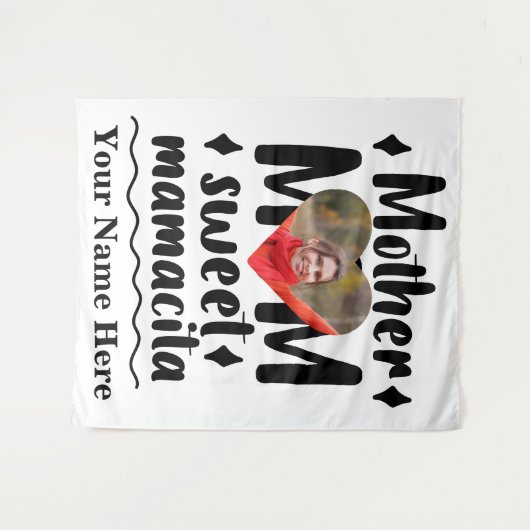 Foto Muttermilch Mama Mamacita Wandteppich (Vorderseite (Horizontal))