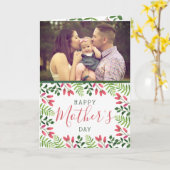 Foto-Muttertag des einfachen Frühlings Karte (Gelbe Blume)