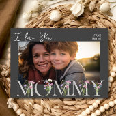 Foto-Muttertag Feiertagskarte