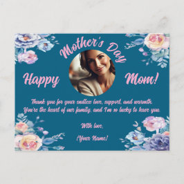 Foto Muttertag Wasserfarben Feiertagspostkarte