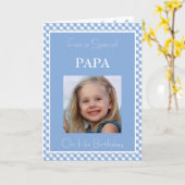 Foto My Papa Birthday Karte (Gelbe Blume)