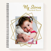 Foto "My Stories" Journal/ Notizblock (Vorderseite)