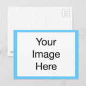 "Foto nach vorne" Postkarte (Vorne/Hinten)