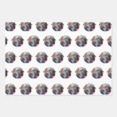 Foto-Nachrichtenvalentine Geschenkpapier Set (Vorderseite)