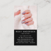 Foto Nail Artist Techniker Visitenkarte (Rückseite)