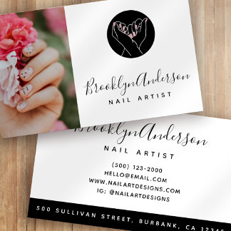 Foto Nail Tech-Logo Visitenkarte