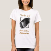 Foto-Name 21. Geburtstag T-Shirt (Vorderseite)