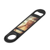 Foto & Name 2 Foto Flaschenöffner (Rückseite Schrägansicht)