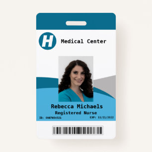 Foto, Name, Bar-Code, Logo-Abzeichen für benutzerd Ausweis