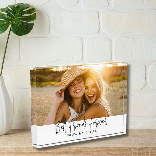 Foto-Name der besten Freunde Fotoblock