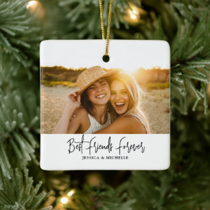 Foto-Name der besten Freunde Keramikornament