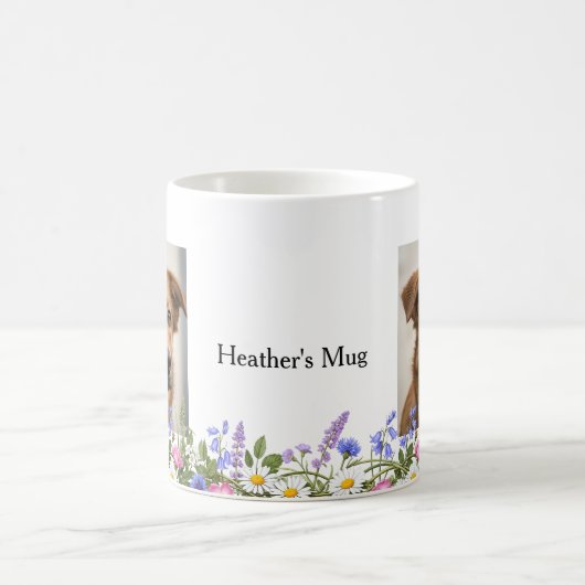 Foto-Name des benutzerdefinierten Hundes oder Katz Kaffeetasse (Mittel)