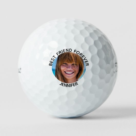 Foto Name des besten Freundes Forever Titleist Pro Golfball (Vorderseite)