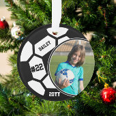 Foto Name des Fußballspielers beibehalten Ornament