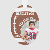 Foto Name des Fußballspielers Keepake #88 Ornament (Vorderseite)