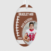 Foto Name des Fußballspielers Keepake #88 Ornament (Vorderseite)