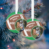 Foto Name des Fußballspielers Ornament