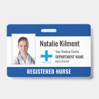 Foto Name des Krankenhauses Logo Blau Schwarz-weiß