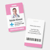 Foto Name des Krankenhauses Name des Mitarbeiters Ausweis (Vorder- & Rückseite)