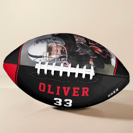 Foto "Name des roten schwarzen Spielers" Football