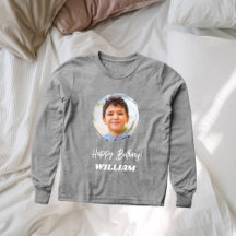 Foto Name Geburtstagsjunge grau