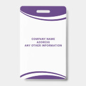 Foto Name-ID-Abzeichen für den Tierarzt Ausweis (Rückseite)