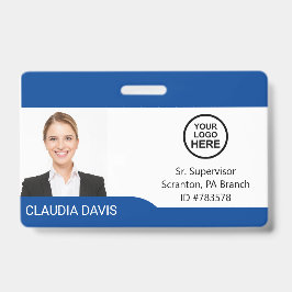 Foto, Name, Logo, Abzeichen Ausweis