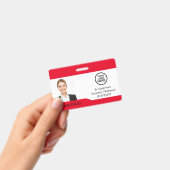 Foto, Name, Logo, Abzeichen Ausweis (Handheld)