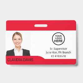 Foto, Name, Logo, Abzeichen Ausweis