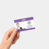 Foto, Name, Logo, Abzeichen Ausweis (Handheld)