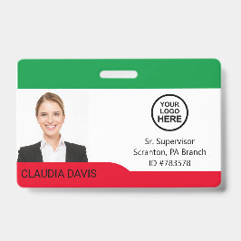 Foto, Name, Logo, Abzeichen Ausweis