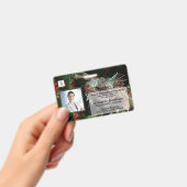 Foto Name Logo Bar Code Business Abzeichen Ausweis (Handheld)