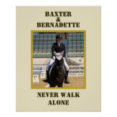 Foto Name Pferdebesitzer Lover Poster (Vorderseite)